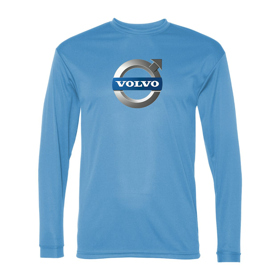 Men's Volvo car Polyester Long Sleeve T-Shirt